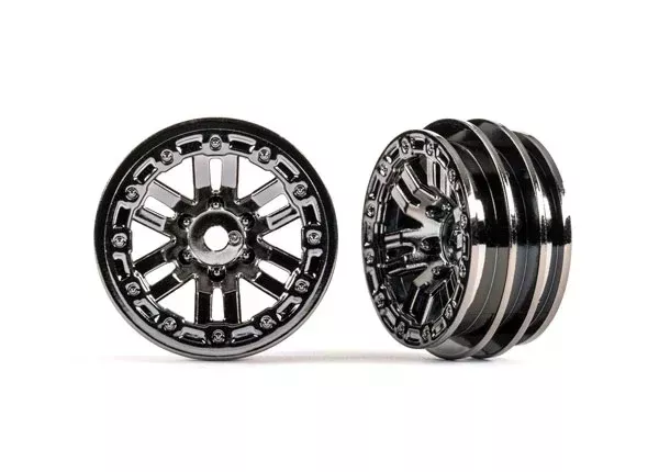1.0″ Wheels (Black chrome)