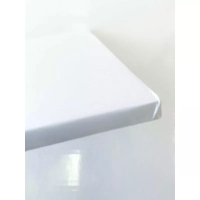 10 Square White Cake Drums Embossed / Board 1/2