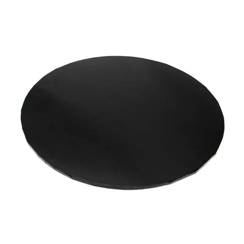 12 Round Black Cake Drum 1/2|1 - singles (pick-up only)&12 - master case