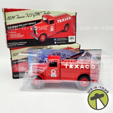 1934 Texaco T-23 GMC Tanker Diecast Coin Banks Vehicles Lot of 2 ERTL 2010 NEW