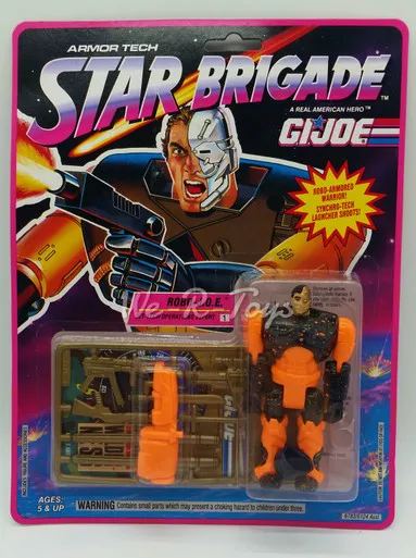 1993 GI Joe Armor Tech Star Brigade #1 ROBO J.O.E. Action Figure Hasbro