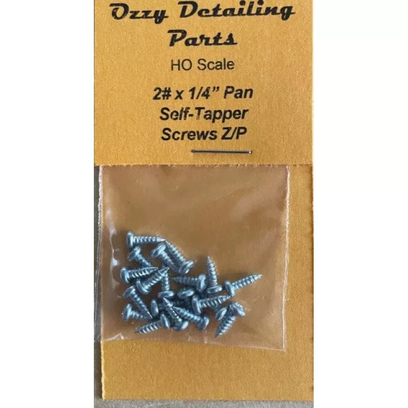 #2-32 x 1/4 or 6mm long pan Self-Tapper Screws z/p (20)