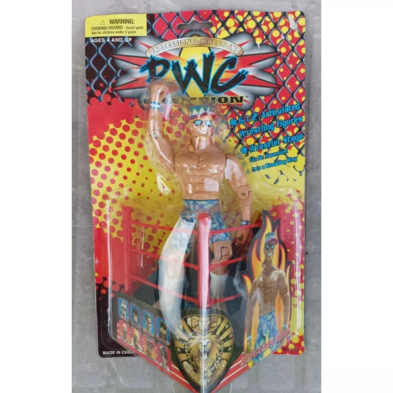 2001 Sunco Ltd. Professional Wrestling Champion Bootleg/Knockoff Beach Boy Brad