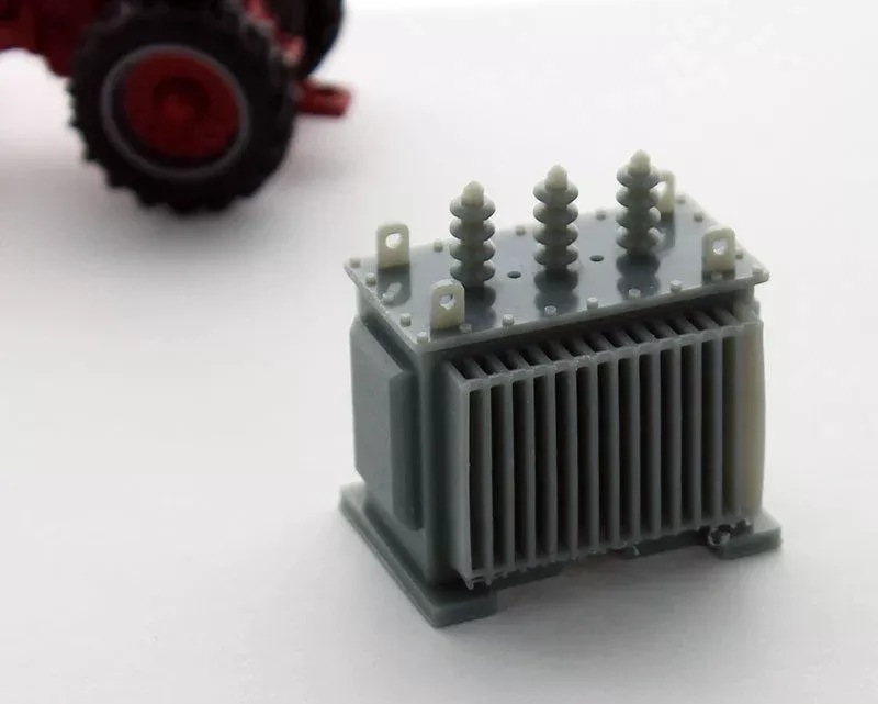 3D To Scale 64-440-GY 1/64 Electrical Transformer, Grey