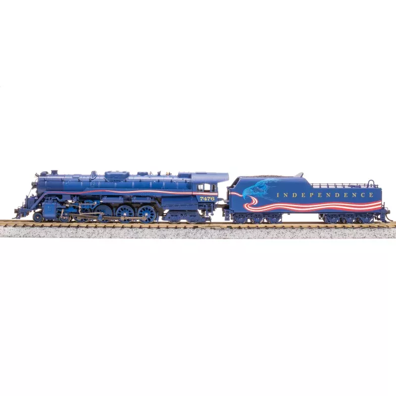 7411 Reading T1 4-8-4, Independence Day Paint Scheme, Patriotic Sounds, Paragon4 Sound/DC/DCC, Smoke, N (Fantasy Paint Scheme)