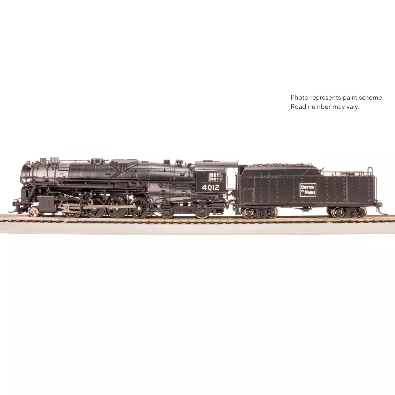 7794 Boston & Maine 2-8-4 Berkshire, T1a #4012, 4-axle Tender, No-Sound / DCC-Ready, HO