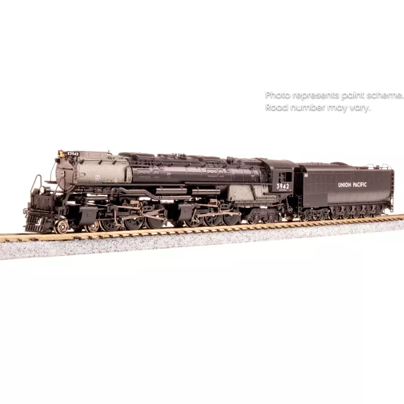 8650 UP Challenger 4-6-6-4, #3942, Black & Graphite, Coal Tender, No-Sound / DCC-Ready, N