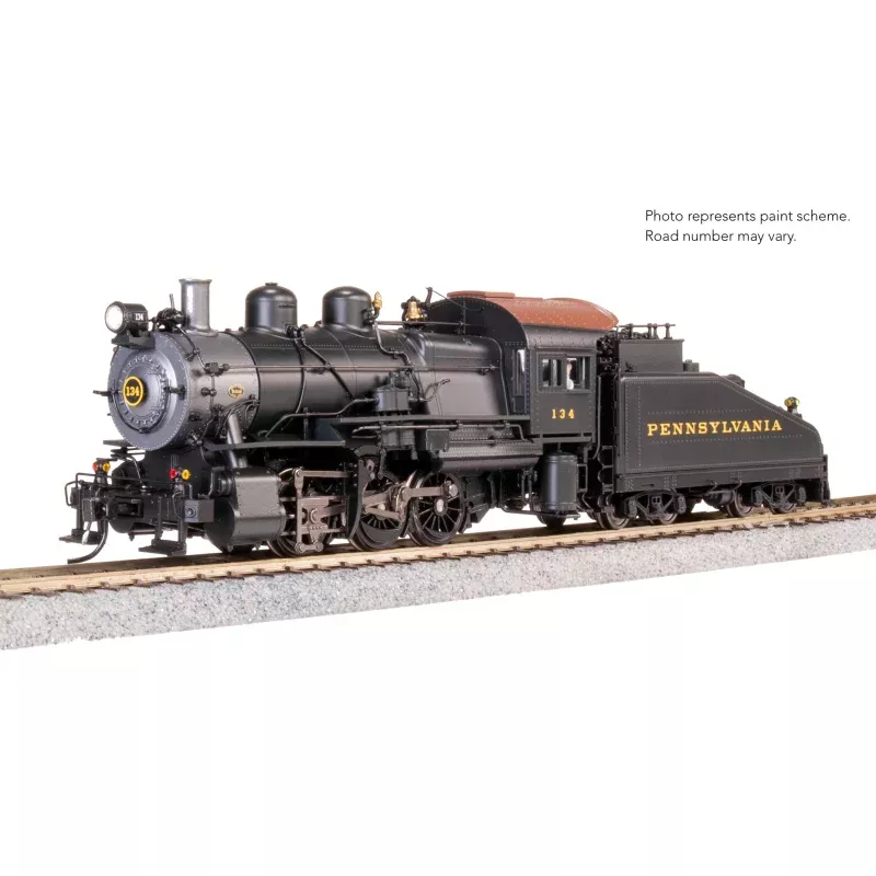 9180 PRR B6sb 0-6-0, #134, Post-War Appearance, 60S66A Tender, No-Sound/DCC-Ready, HO