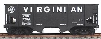 Accurail 24274 HO Scale USRA 55 Ton 2 Bay Open Hopper Kit 3 Pack Virginian VGN