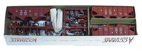 Accurail 2561 HO Scale USRA 55 Ton 2 Bay Hopper Kit Santa Fe ATSF 3 Pack