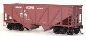 Accurail 27104 HO Scale Wood Side 2 Bay Open Hopper Kit 3 Pack Union Pacific UP