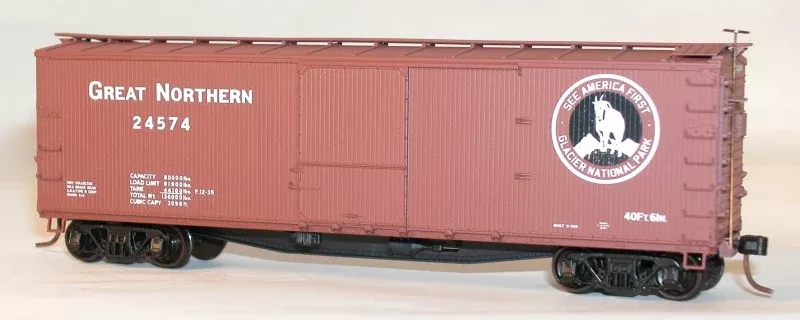 Accurail 3391 HO Scale 40' Double Sheath Boxcar Kit Great Northern GN