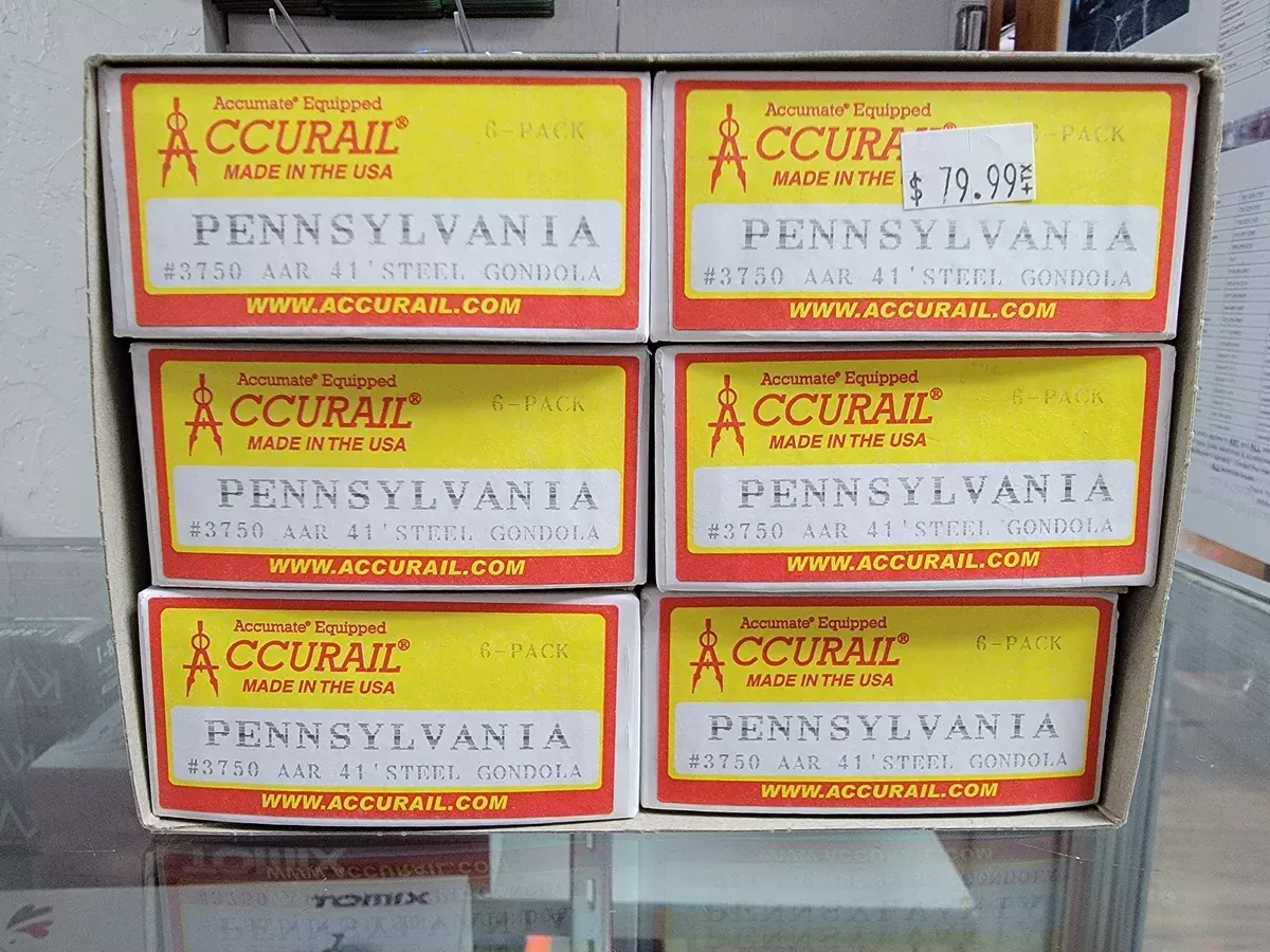 Accurail 3750 HO Scale AAR 41' Steel Gondola  Kit  PRR