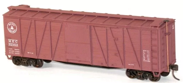 Accurail 41081 HO Scale 40' Outside Braced Boxcar Kit Maine Central MEC