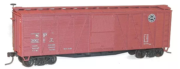 Accurail 41121 HO Scale 40' Outside Braced Boxcar Kit Southern Pacific SP