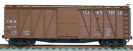 Accurail 43151 HO Scale 40' Outside Braced Boxcar Kit Clinchfield CRR