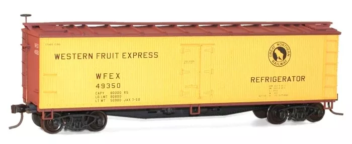 Accurail 48032 HO Scale 40' Wood Reefer Kit GN WFEX
