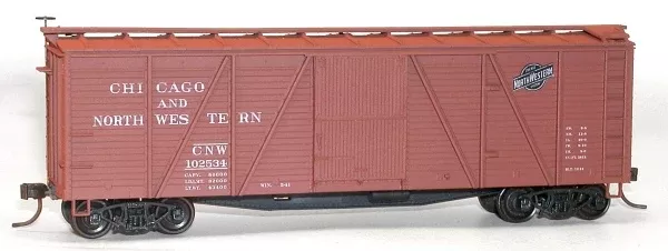 Accurail 70041 HO Scale 40' Single Sheath Boxcar Kit Chicago NorthWestern C&NW