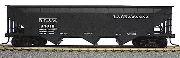 Accurail 75271 HO Scale AAR 70 Ton Offset 3 Bay Hopper Kit DL&W