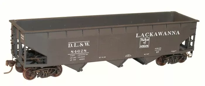 Accurail 75534 HO Scale AAR 70 Ton Offset 3 Bay Hopper 2 Pack D&LW