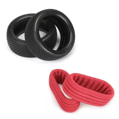 AKA Racing 14034VR 1/8 Supernova Super Soft F/R Off-Road Buggy Tires (2)