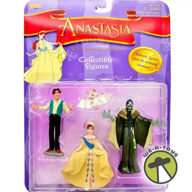 Anastasia Collectible Figures Anastasia, Dimitri, Rasputin, and Bartok NRFP