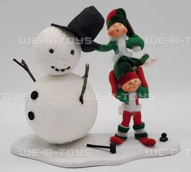 Annalee Mobilitee Dolls 2005 Snowy Friends 9" Annalee Club No 969205 Used