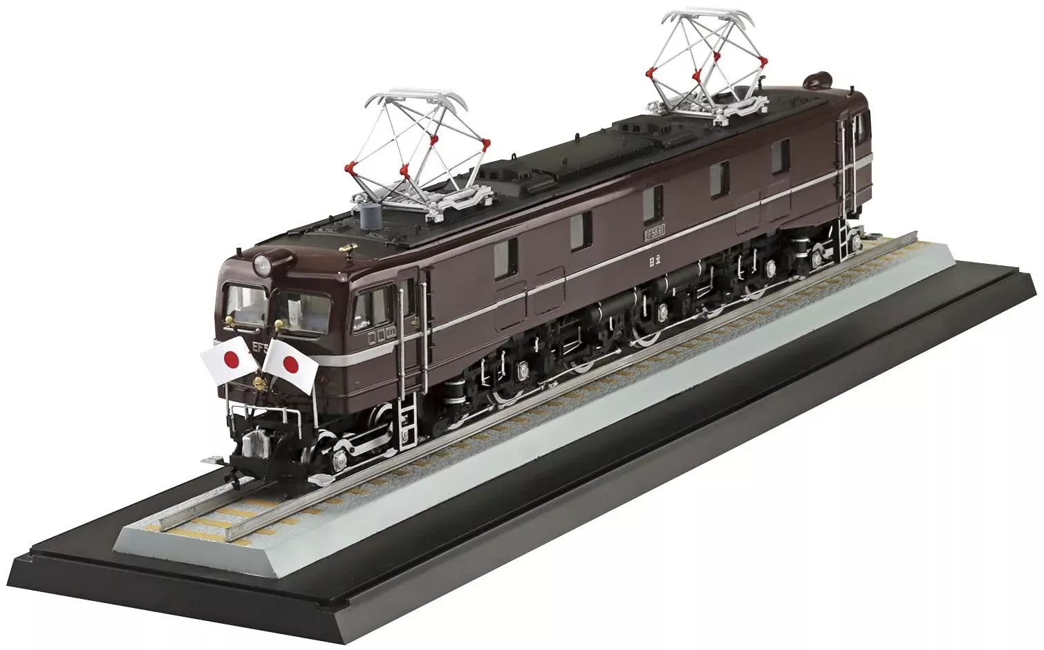AOSHIMA 1/50 Japanese National Railways Electric Locomotive Ef58 Royal Engine Plastic Model