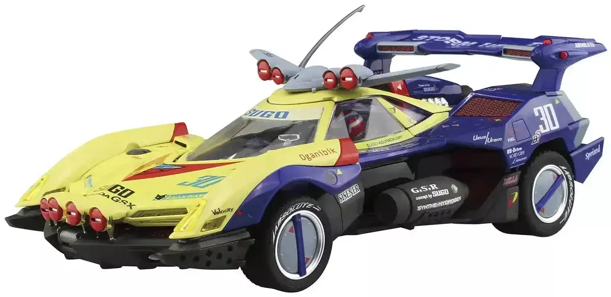 AOSHIMA Cyber Formula 1/24 Sugo Asurada G.S.X Rally Mode Plastic Model