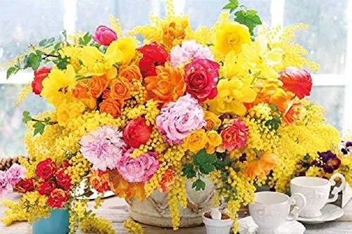 APPLEONE Jigsaw Puzzle 1000-778 Flower Art Grace Of Mimosa 1000 Pieces