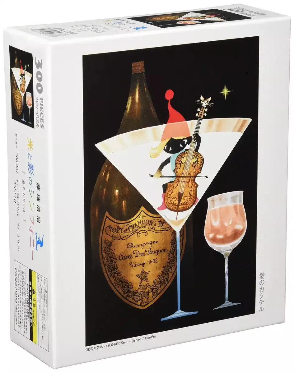 APPLEONE Jigsaw Puzzle 300-337 Seiji Fujishiro Love Cocktail 300 Pieces