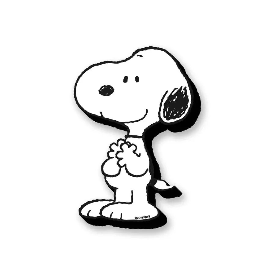 Aquarius Magnets: Funky Chunky Magnet - Peanuts - Snoopy