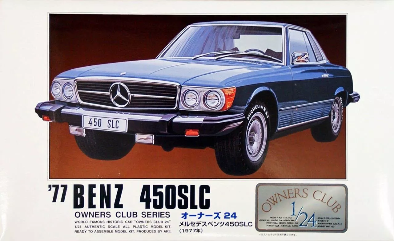 ARII Owners Club 1/24 03 1977 Benz 450Slc 1/24 Scale Kit Microace