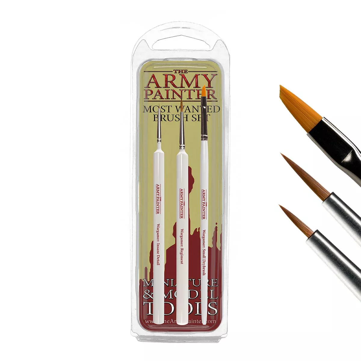 Army Painter Tools: Most Wanted Brush Set Pack