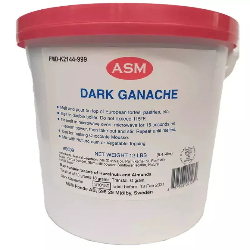 ASM Dark Chocolate Ganache 12 lb (Pickup Only)