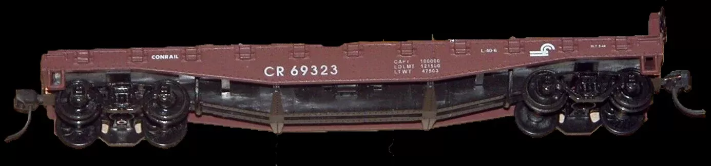 Athearn 1382 HO Scale 40' Flat Car (Blue Box Kit) Conrail CR 69325