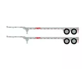 Athearn 14299 HO Scale 40' Container Chassis K Line KKLZ