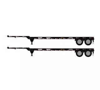 Athearn 14300 HO Scale 40' Container Chassis Mitsui OSK Lines TLXZ