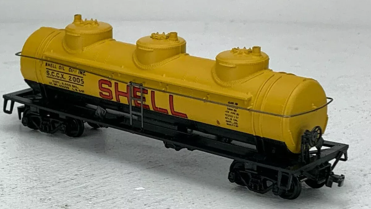 Athearn 1500 HO Scale 3 Dome Tank Car Shell (Blue Box Kit)