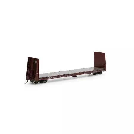 Athearn 17074 HO Scale 60' Bulkhead Flatcar Milwaukee Road MILW 67232
