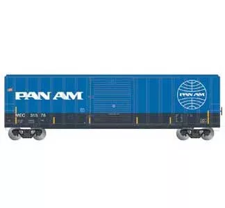 Athearn 25476 N Scale 50' FMC 5347 Boxcar Pam Am Railways MEC 31578