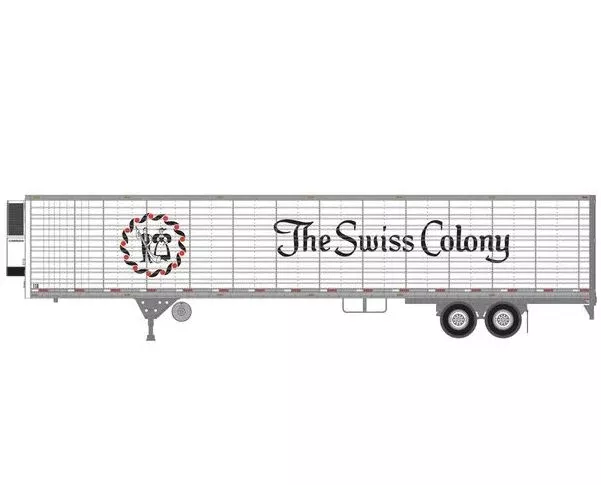 Athearn 26768 HO Scale 53' Utility Reefer Trailer Swiss Colony 118