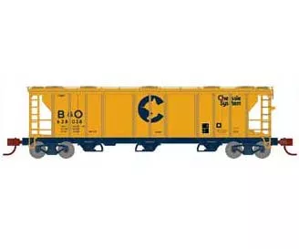 Athearn 28348 N Scale PS-2 2893 Covered Hopper Chessie System B&O 628038