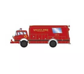 Athearn 29469 HO Scale Ford C Rescue Truck Valley Fire Command CP-2