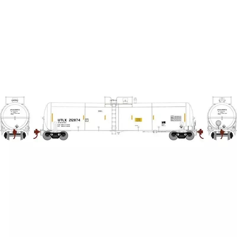 Athearn 29924 HO 30,000 Gallon Ethanol Tank Car, UTLX, 212869