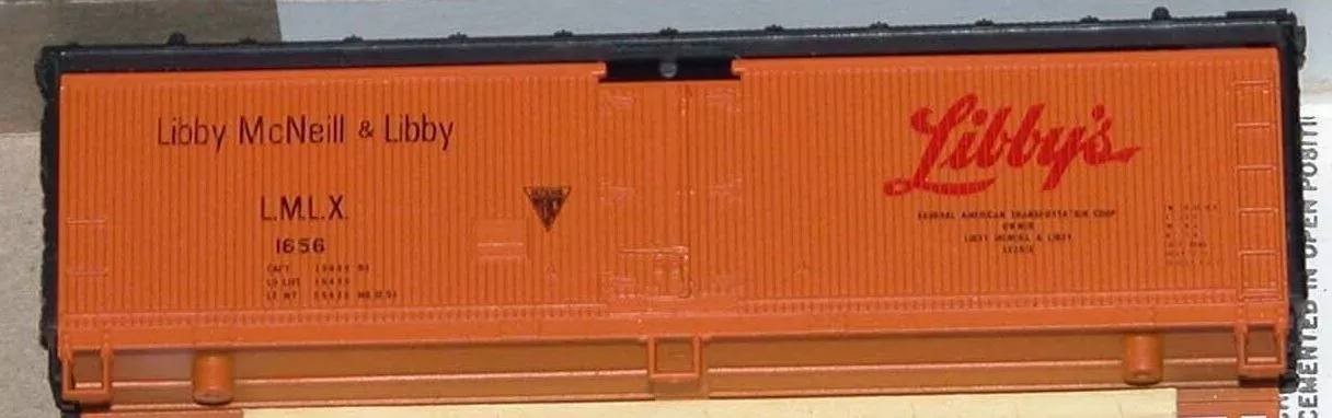 Athearn 5228 HO Scale 40' Wood Reefer (Blue Box Kit) Libby's LMLX 1656