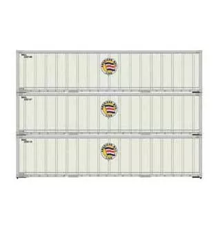 Athearn 63387 HO Scale 40' Smooth Side Container American Mail Line AML