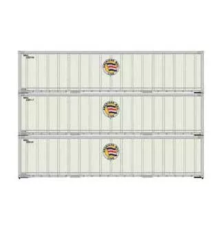 Athearn 63388 HO Scale 40' Smooth Side Container American Mail Line AML