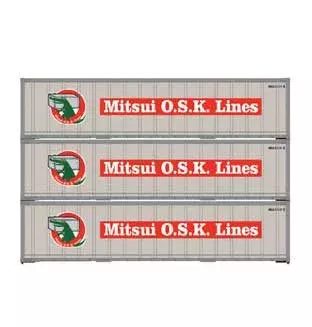 Athearn 63396 HO Scale 40' Smooth Side Container Mitsui OSK Lines MOLU