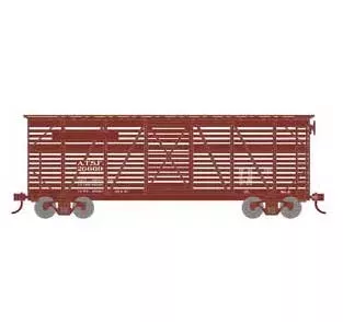 Athearn 75990 HO Scale 40' Stock Car Santa Fe ATSF 26669